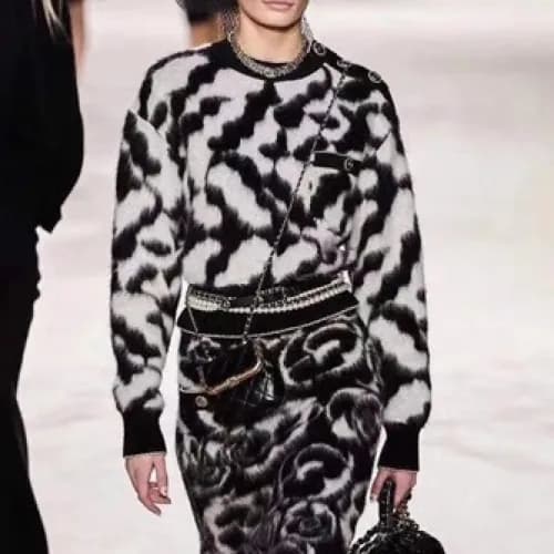 [샤넬]Chanel 2020 Womens 'cc' Logo Crew-neck… - 1