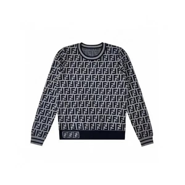 [펜디]Fendi 2020 Womens Logo Crew-neck Wool Sweaters… - 1
