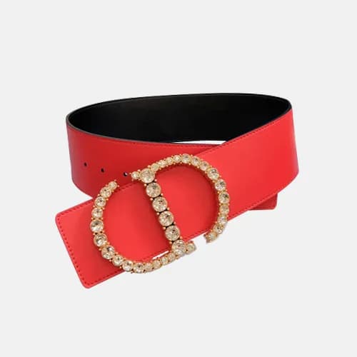 Dior 2021 Women's Leather Belt - 디올 2021 여성용 레… - 1