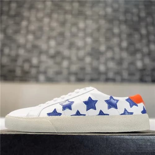 [매장판]Saint Laurent 2021 Men's Leather Sneakers… - 1