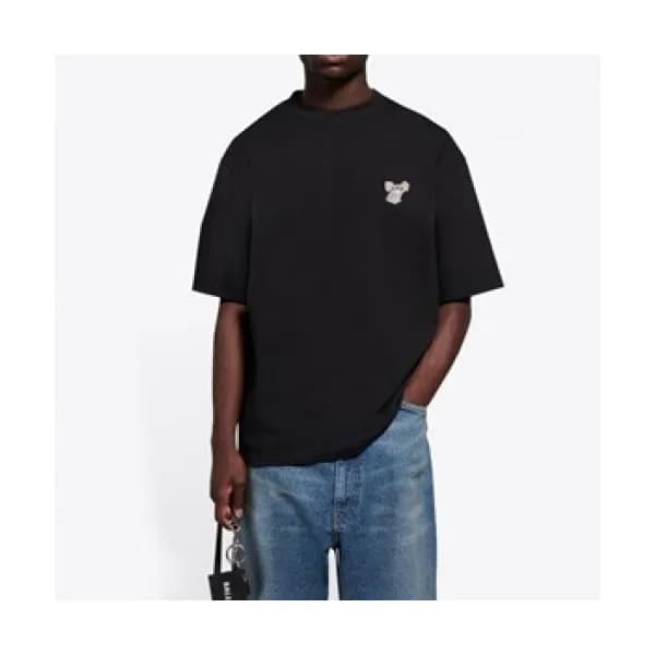 [주문폭주]Balenciaga Mm/Wm Logo Cotton Short Sleeved … - 1
