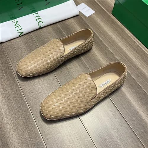 Bottega Veneta 2021 Men's Leather Loafer,BVS03… - 1