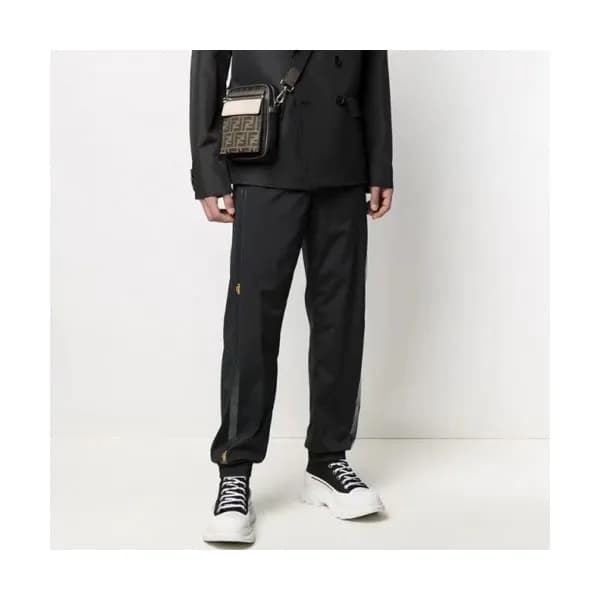 Fendi Mens Casual Initial Logo Casual Training Pa… - 1