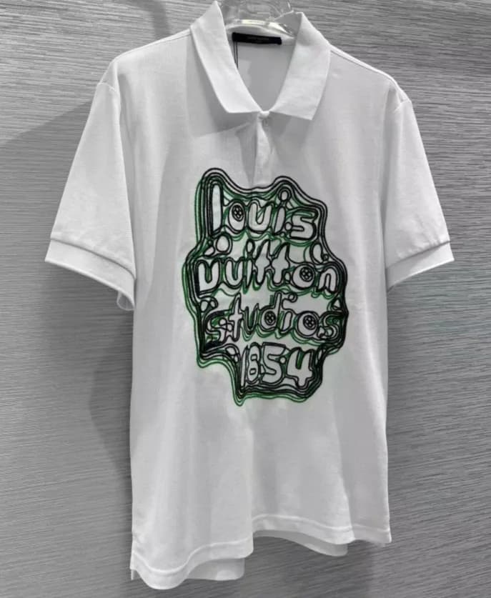 Louis vuitton Mm/Wm Logo Short Sleeved Tshirts Wh… - 1