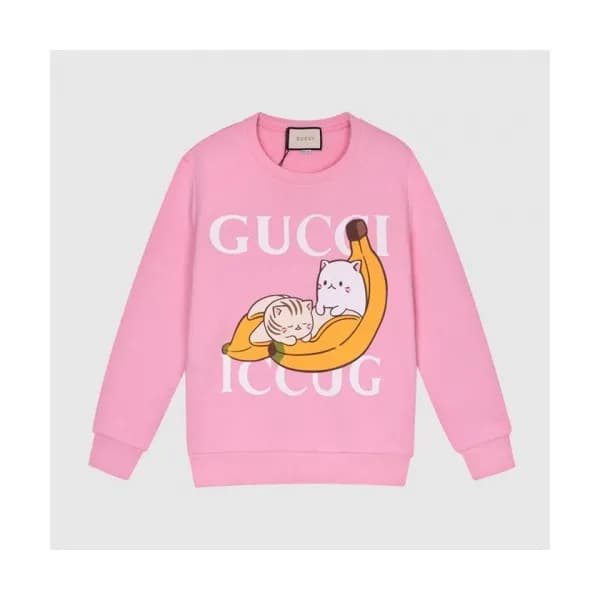 Gucci 2021 Womens Logo Crew-neck Cotton Tshirts P… - 1