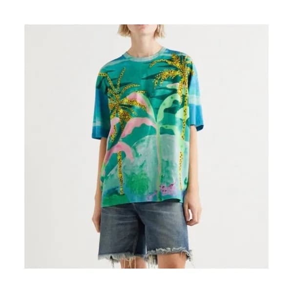 [매장판]Celine Mm/Wm Hedi Slimane Logo Cotton Short … - 1