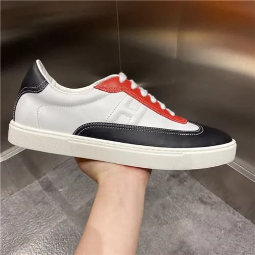 Hermes 2021 Men's Leather Sneakers,HERS0488 - … - 1