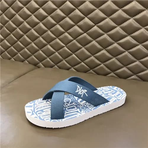 Dior 2021 Men's Canvas Slippers,DIOS0432 - 디올 … - 1
