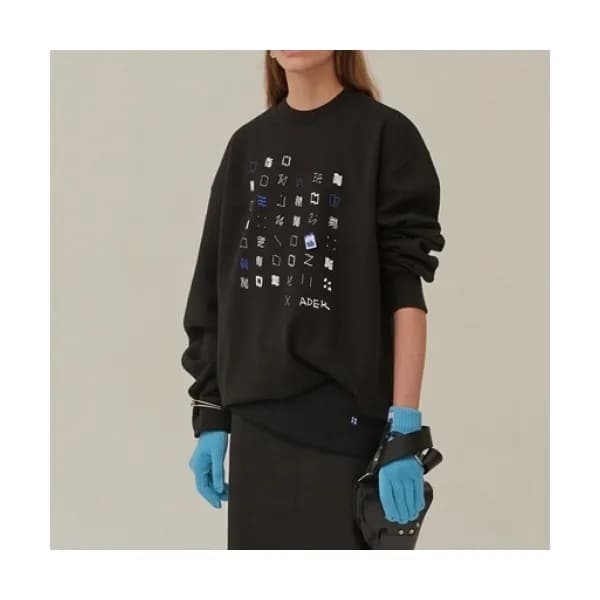 ADER Womens Minimal Cotton Tshirts Black - ADER 2… - 1