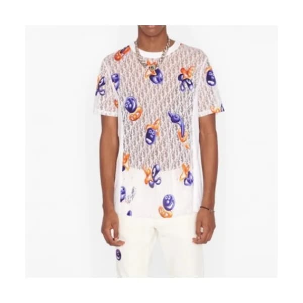 Dior Mm/Wm Casual Crew-neck Short Sleeved Tshirts… - 1