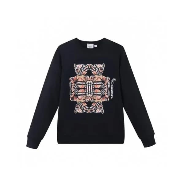 Burberry Mm/Wm Logo Casual Cotton Tshirts Black -… - 1