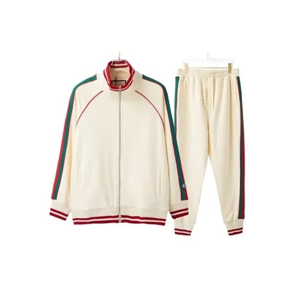Gucci Mens Logo Casual Training Clothes Ivory - … - 1
