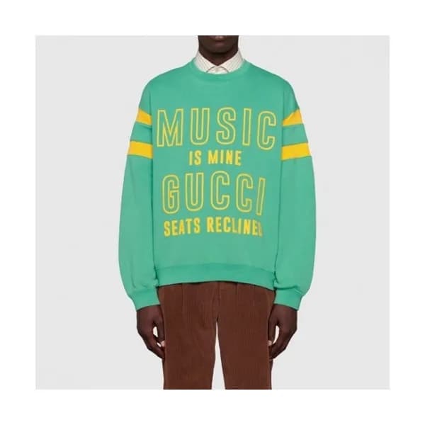 Gucci Mm/Wm Logo Crew-neck Cotton Tshirts Green -… - 1
