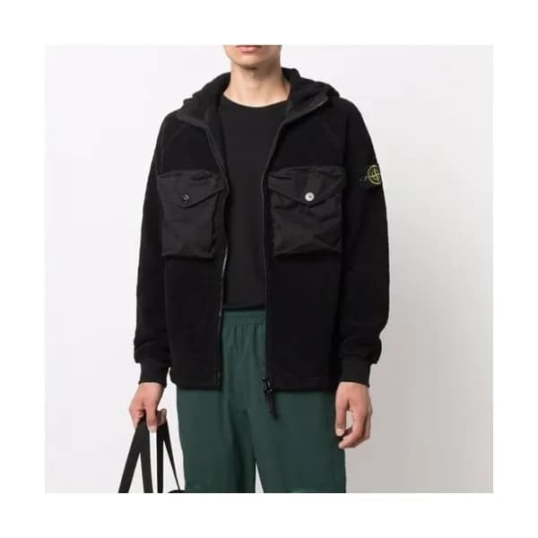 Stone Island Mens Basic Casual Jackets Black - 스… - 1