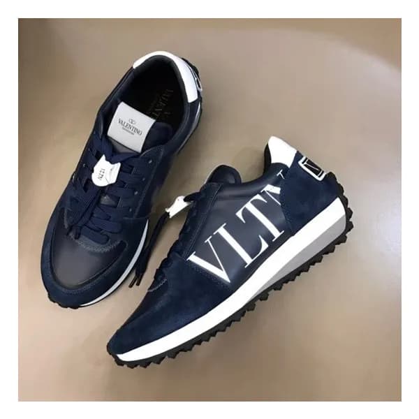 발렌티노 남성 트렌디 네이비 스니커즈 - Mens Navy Sneakers - val025… - 1