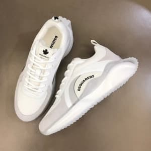 디스퀘어드 남성 트렌디 화이트 스니커즈 - Mens White Sneakers - dsq0…