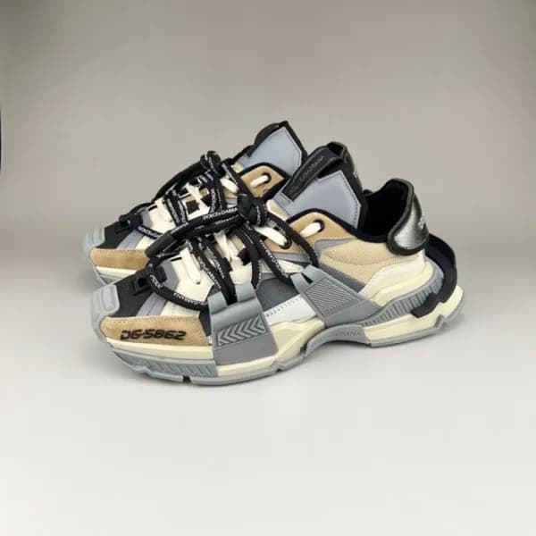 돌체앤가바나 남성 클래식 그레이 스니커즈 - Mens Gray Sneakers - dol0… - 1