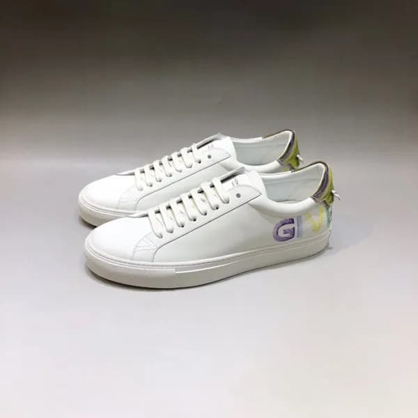 지방시 남/녀 클래식 화이트 스니커즈 - Unisex White Sneakers - giv… - 1