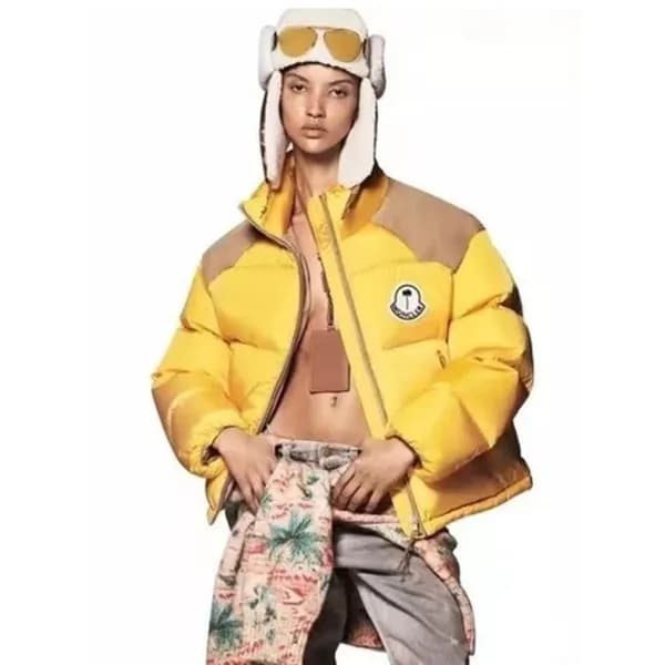 몽클레어 남성 덕다운 옐로우 패딩 - Moncler Mens Yellow Padding -… - 1