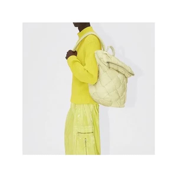 보테가베네타 남성 옐로우 백팩 - Bottega Veneta Mens Yellow Back… - 1
