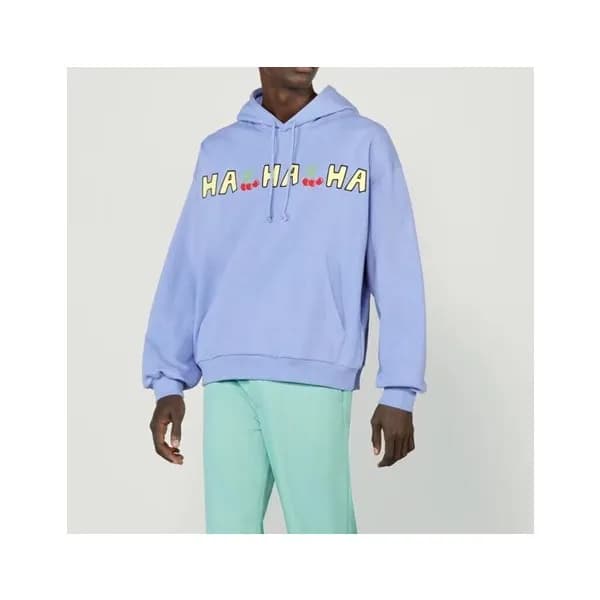 구찌 남/녀 트렌디 퍼플 후드티 - Gucci Unisex Purple Hoodie - … - 1