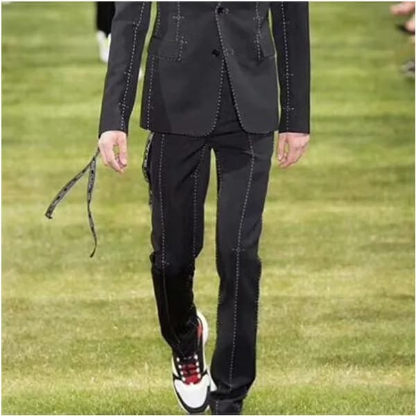 디올 남성 블랙 슬랙스 - Dior Mens Black Slacks - di131x - 1