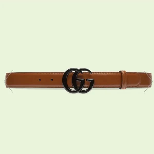 구찌 남성 GG 브라운 벨트 - Gucci Mens Brown Belts - gu138x - 1