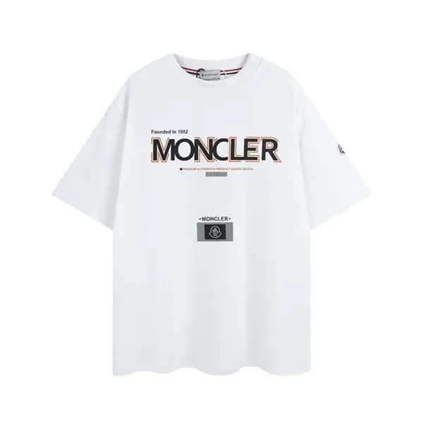 몽클레어 남성 블랙 크루넥 반팔티 - Moncler Mens Black Tshirts - … - 1