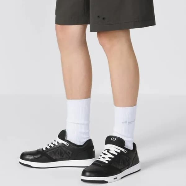 디올 남성 블랙 스니커즈 - Dior Mens Black Sneakers - di354x - 1