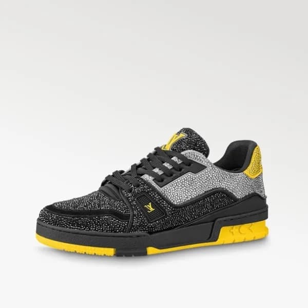 루이비통 남/녀 Trainer 블랙 스니커즈 - Louis vuitton Unisex Bl… - 1