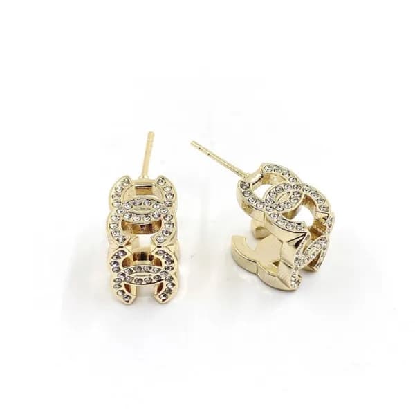 샤넬 여성 골드 이어링 - Chanel Womens Gold Earring - acc124… - 1