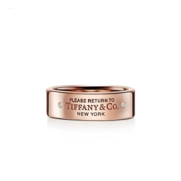 티파니 남/녀 골드 반지 - Tiffany Unisex Gold Ring - acc1274… - 1