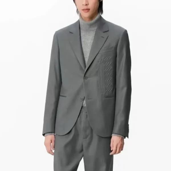 루이비통 남성 그레이 슈트 자켓 - Louis vuitton Mens Gray Jacket… - 1
