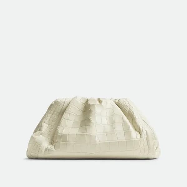 보테가 베네타 여성 화이트 만두 백 - Bottega Veneta Womens Cross … - 1