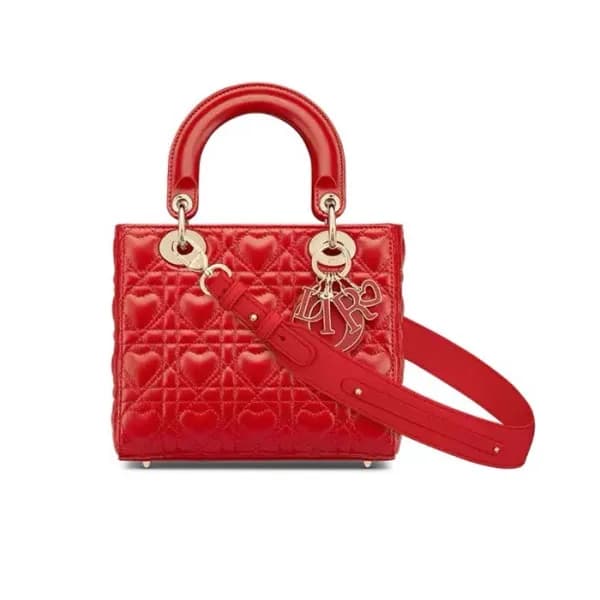 디올 여성 레드 레이디 백 - Dior Womens Red Lady Bag - dib749… - 1