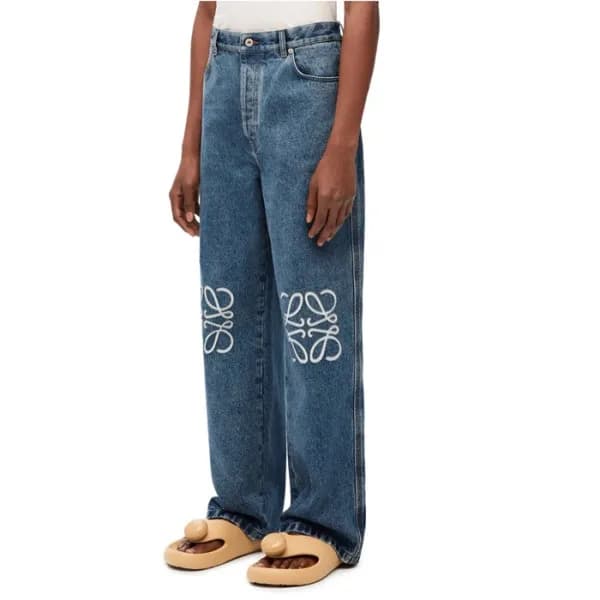 로에베 남성 블루 청바지 - Loewe Mens Blue Jeans - loc292x - 1