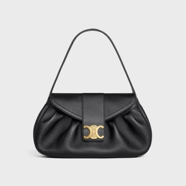 셀린느 여성 블랙 폴리백 - Celine Womens Beige Polly Bag - ce… - 1