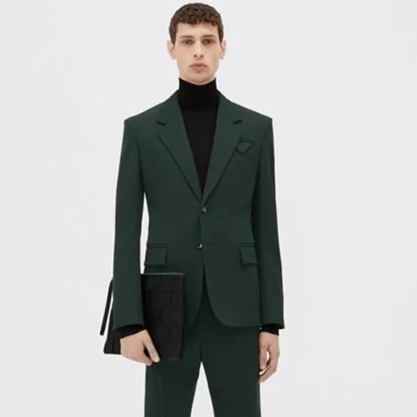 보테가베네타 남성 블랙 클러치 - Bottega Veneta Mens Intreccio C… - 1
