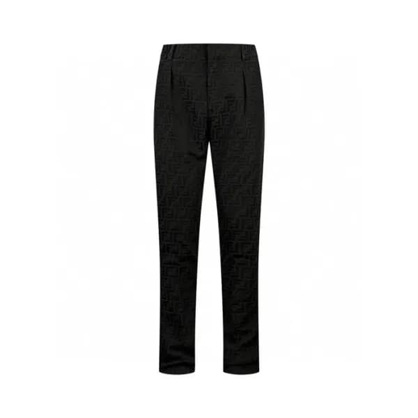 펜디 남성 블랙 슬랙스 - Fendi Mens Black Slacks - fec940x - 1