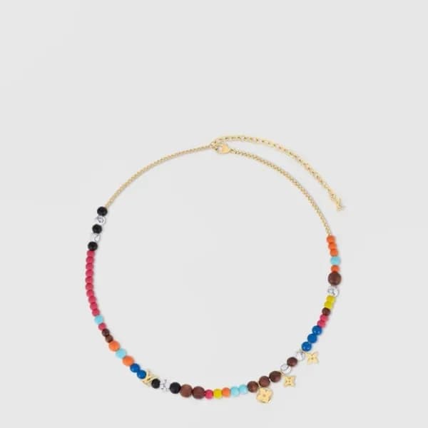 루이비통 여성 비즈 목걸이 - Louis vuitton Womens Gold Necklac… - 1