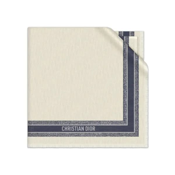 디올 여성 화이트 머플러 - Dior Womens White Muffler - acc233… - 1