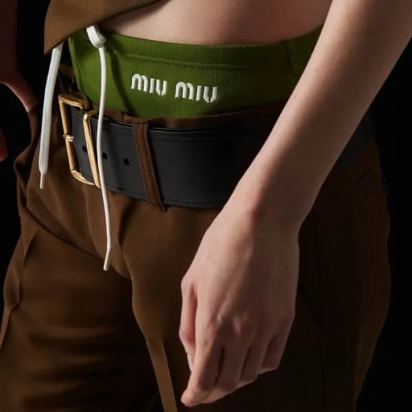 미우미우 여성 클래식 벨트 - Miumiu Womens Classic Belts - bel… - 1