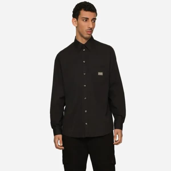 돌체앤가바나 남성 베이직 셔츠 - Dolce&Gabbana Mens Dress Shirts… - 1