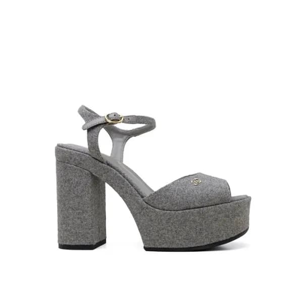 샤넬 여성 하이힐 슬링백 - Chanel Womens Gray Slingback - chs… - 1