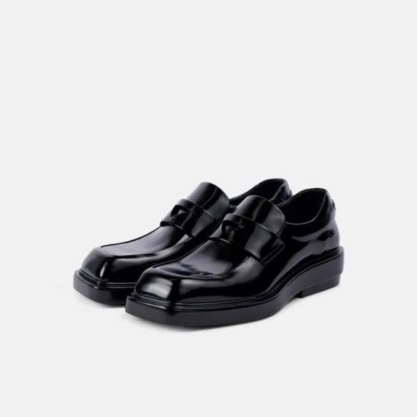 프라다 여성 블랙 로퍼 - Prada Womens Black Loafer - prs1462… - 1