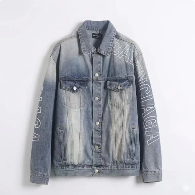 발렌시아가 남성 데님 재킷 - Balenciaga Mens Denim Jacket - ba… - 1