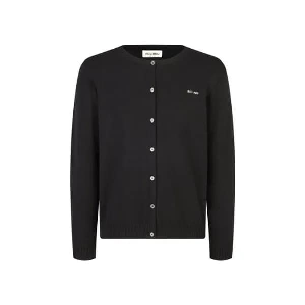 미우미우 여성 라운드 가디건 - Miumiu Womens Round Cardigan - m… - 1