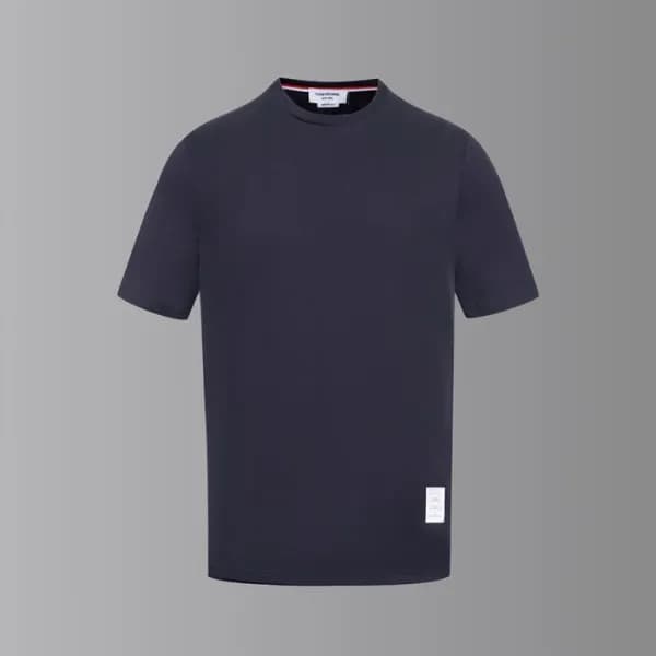 톰브라운 남성 라운드 반팔티 - Thom Browne Mens Round Tshirts -… - 1