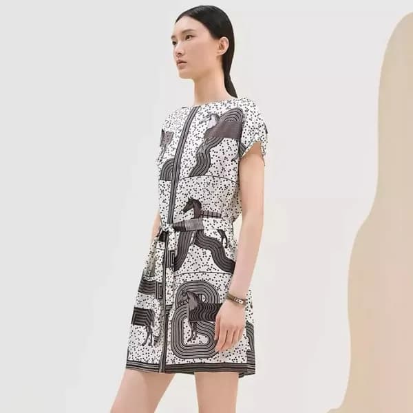 에르메스 여성 실크 원피스 - Hermes Womens Silk One-pieces - h… - 1