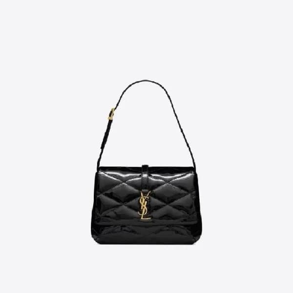 입생로랑 여성 LE57 퀄티드 호보 백 - Saint Laurent Womens LE57 … - 1